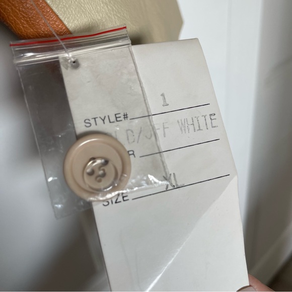 Scorpio color blocked tan and mustard leather jacket - Picture 3 of 8